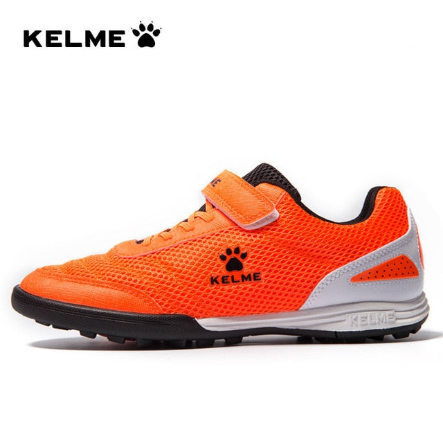 Indoor kids' cleats sneakers for boys and girls by The Clothing Company Sydney, featuring futsal soccer football boot design.