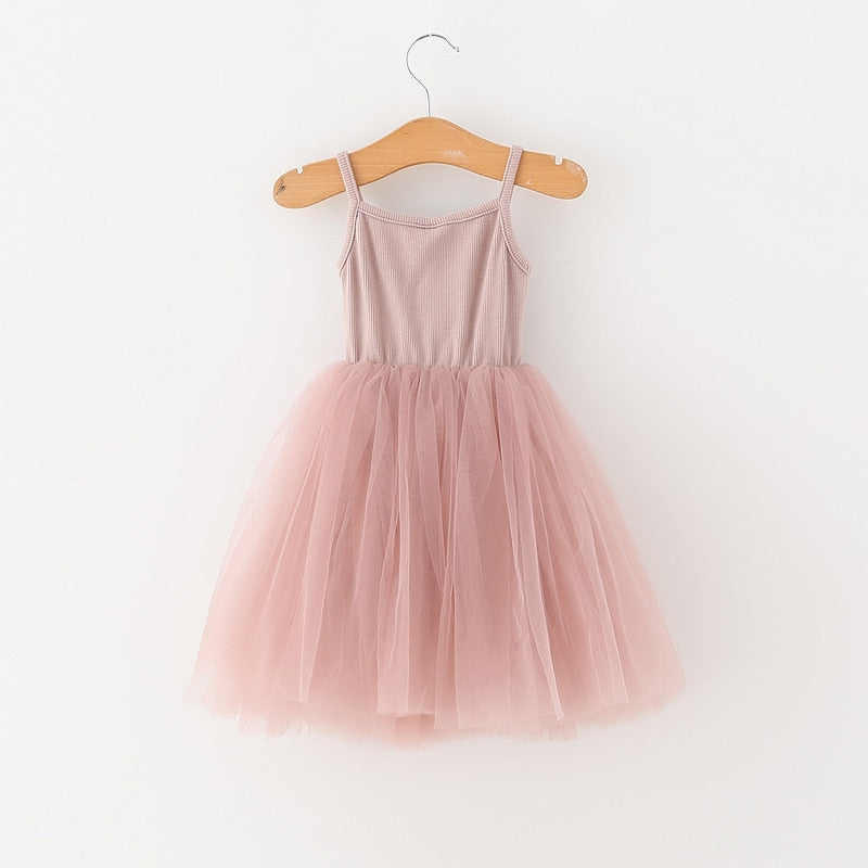 Girls summer party and wedding princess dress by The Clothing Company Sydney, featuring a cute, sleeveless baby girl dress with floral details.
