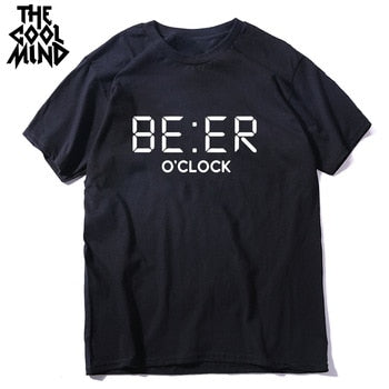 Cotton men's summer casual T-shirt with funny skate print, short sleeve, loose fit, O-neck style from The Clothing Company Sydney.