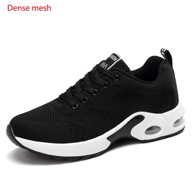 Lightweight outdoor sports shoes from The Clothing Company Sydney with breathable mesh, air cushion, and lace-up design for running.