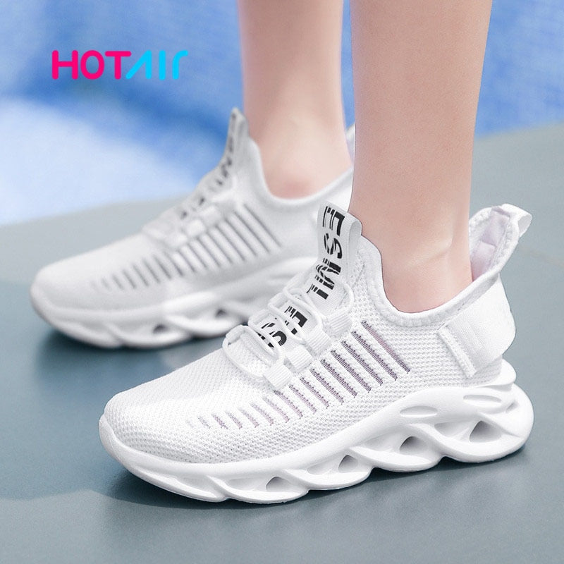 Breathable kids' sports sneakers from The Clothing Company Sydney, casual running shoes for girls and boys, lightweight and comfortable.