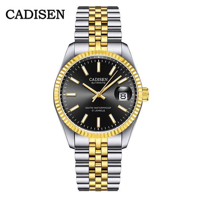 Luxury automatic men's watch by The Clothing Company Sydney, stainless steel, waterproof, business and sport style mechanical watch.