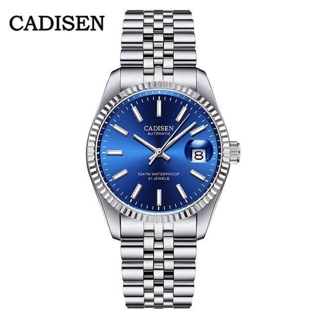 Luxury automatic men's stainless steel waterproof watch with business and sport style from The Clothing Company Sydney.