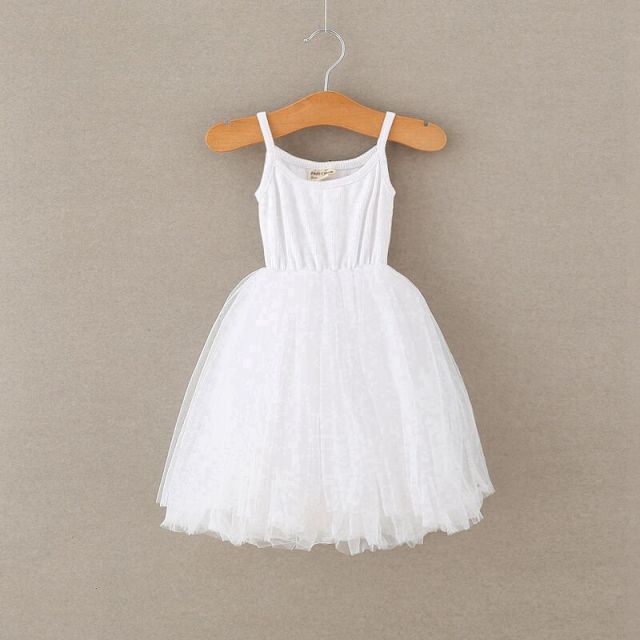 Girls summer princess dress for parties and weddings, pastel baby dress with floral accents, from The Clothing Company Sydney.