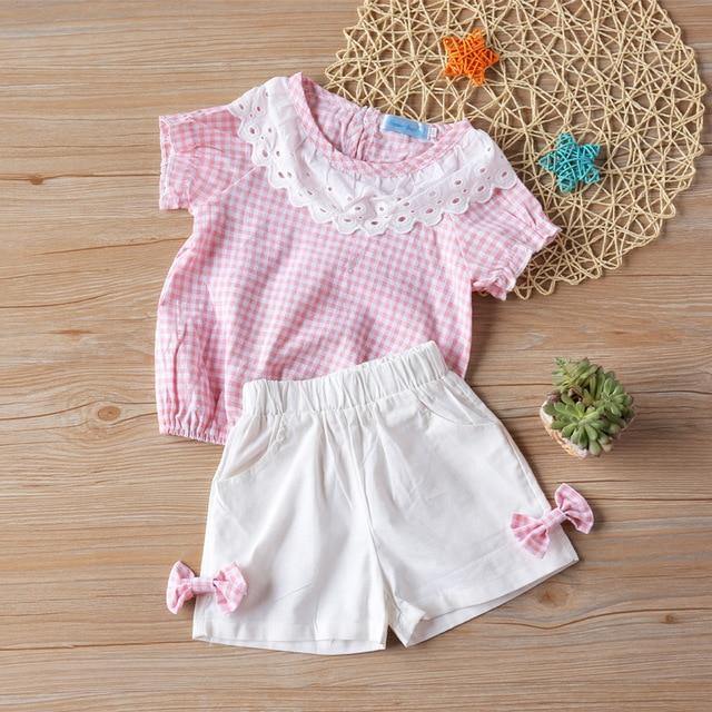 Baby girl summer chiffon bowknot coat and pants set by The Clothing Company Sydney, featuring lightweight fabric and cute design.