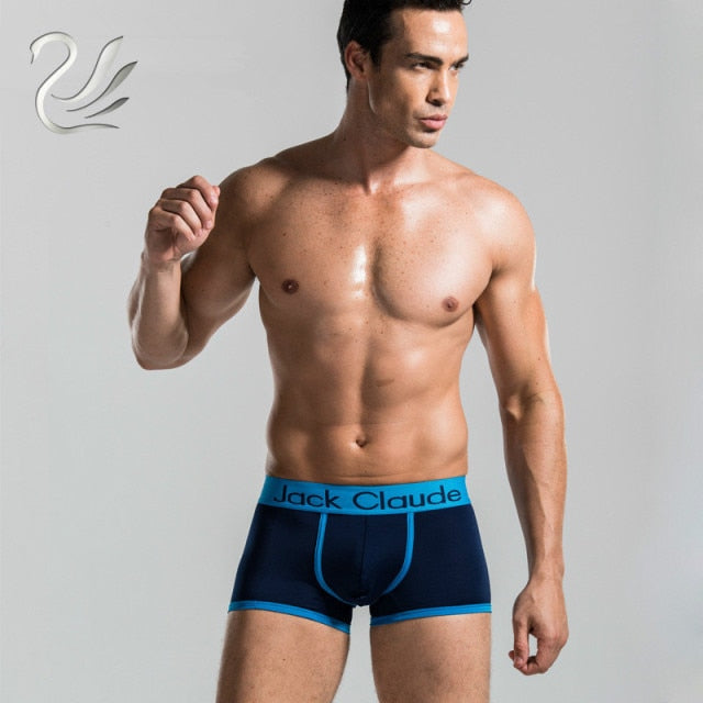 Men's breathable modal boxer trunks in 16 colors, comfortable underwear from The Clothing Company Sydney.