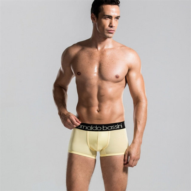 Men's breathable modal boxer trunks in various colors, comfortable men's underwear by The Clothing Company Sydney.