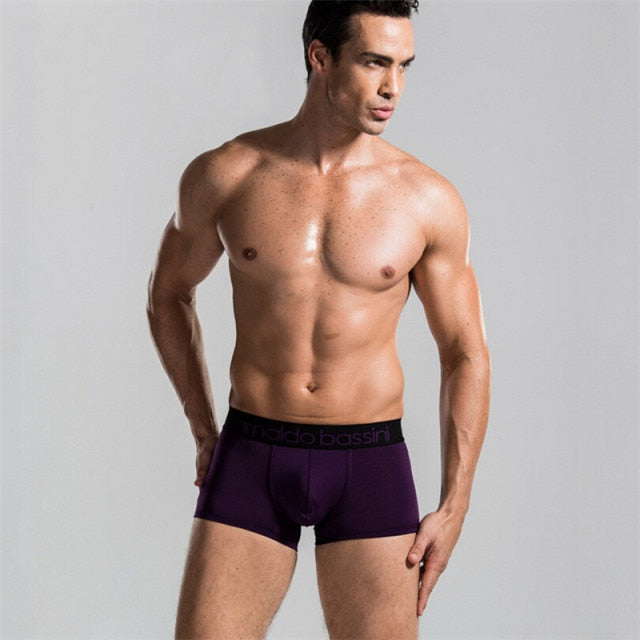 Men's breathable modal trunk underwear by The Clothing Company Sydney, shown in a comfortable fit with a waistband and multiple colors.