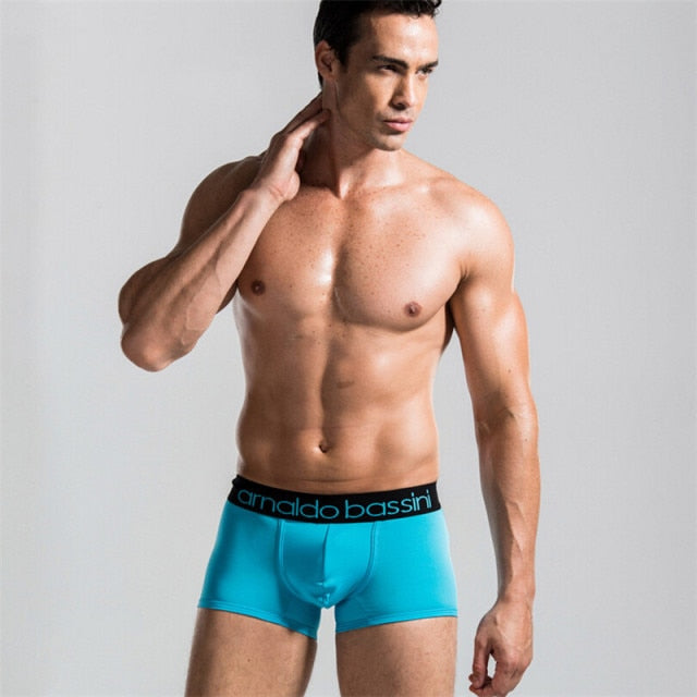 Men's breathable modal boxer trunks in 16 colors, comfortable men's underwear by The Clothing Company Sydney, shown in the image.