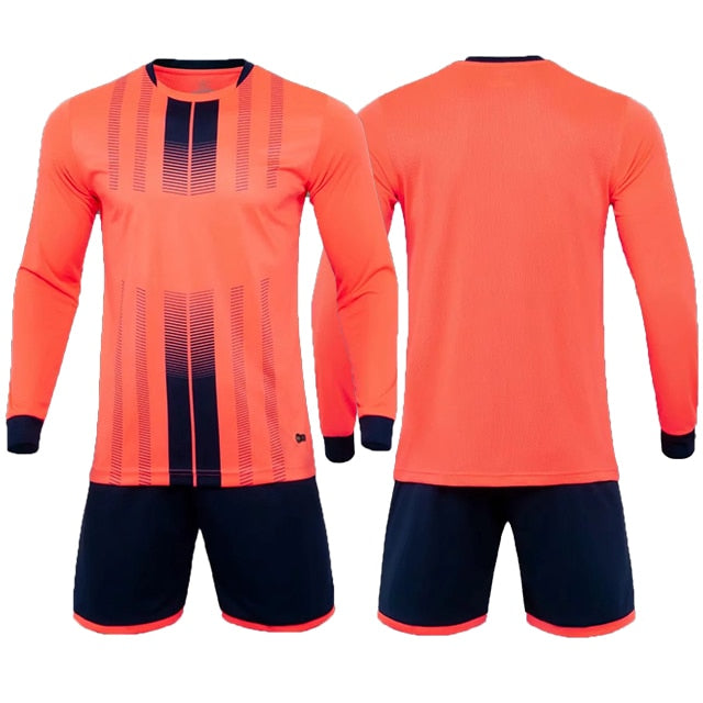 Adults and kids soccer football jersey and shorts set by The Clothing Company Sydney, featuring athletic shorts and team jersey.