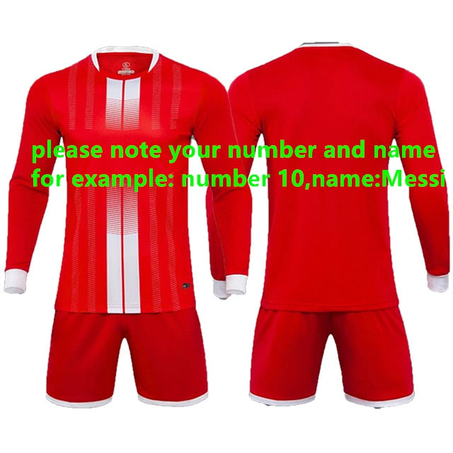 Adult and kids soccer jersey and shorts uniform set by The Clothing Company Sydney, featuring team logo and breathable fabric.