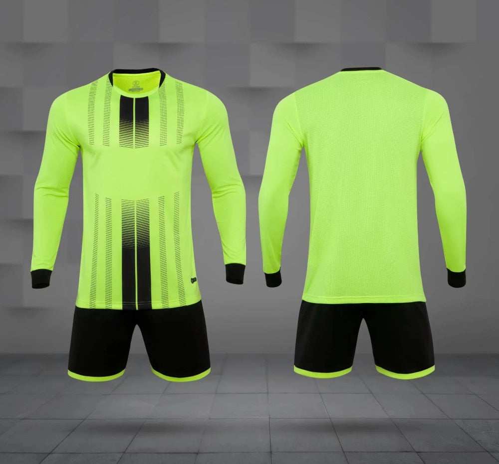 Adults and kids soccer football jersey shorts uniform set by The Clothing Company Sydney, featuring breathable fabric and team colors.