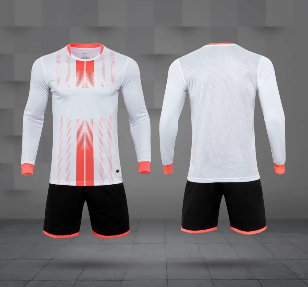 Adults and kids soccer jersey shorts set by The Clothing Company Sydney, featuring breathable fabric and team colors.
