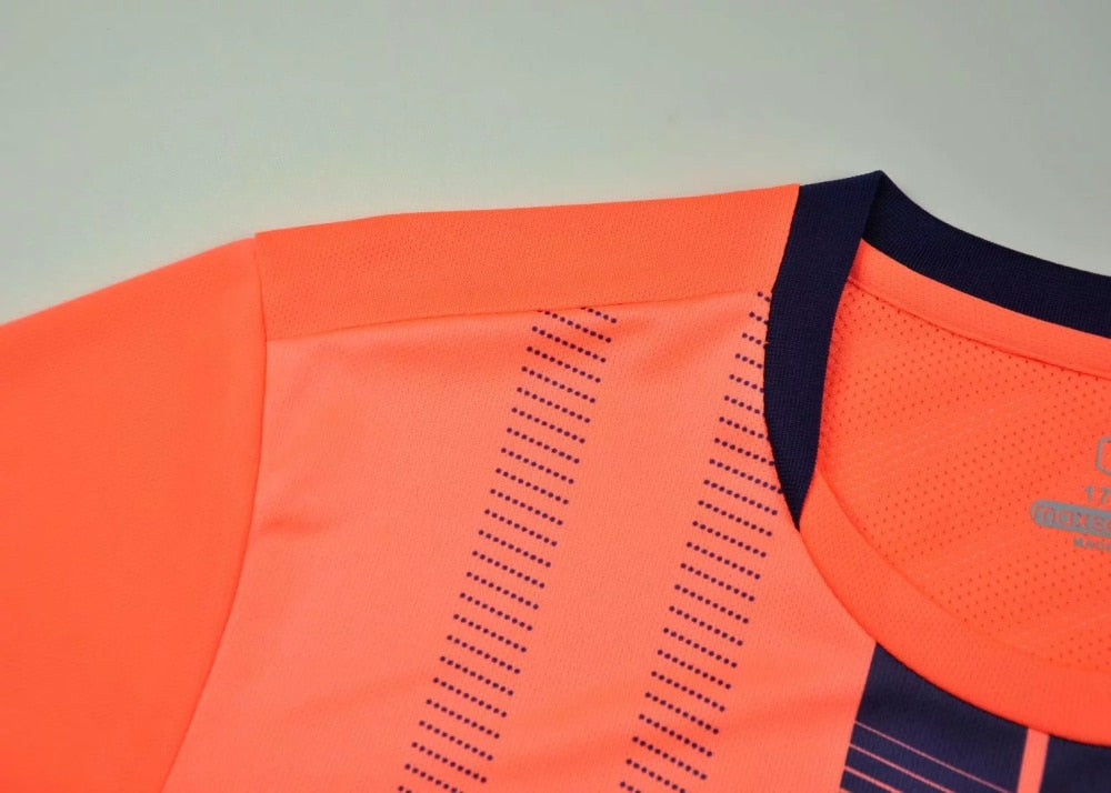 Adults and kids soccer football shorts uniform set by The Clothing Company Sydney, featuring comfortable fabric and team logo design.