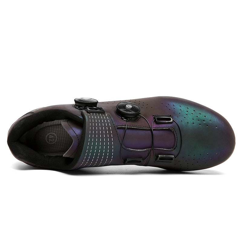 The Clothing Company Sydney men's and women's MTB cycling shoes with self-locking straps and durable rubber soles.