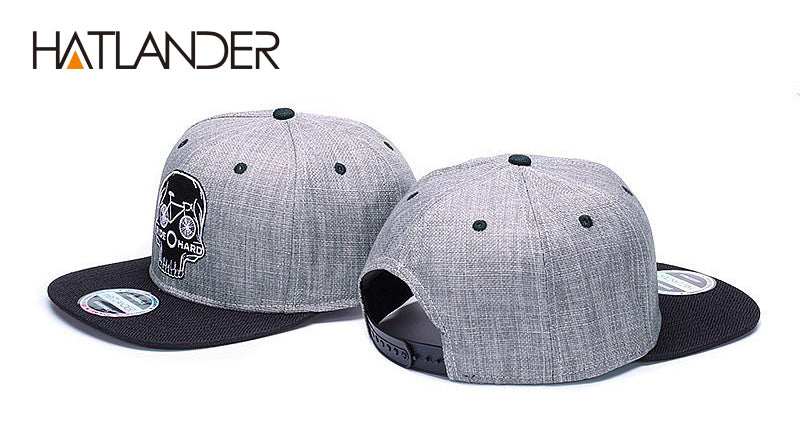 Baseball snapback embroidery SKULL cool hip hop cap hat The Clothing Company Sydney