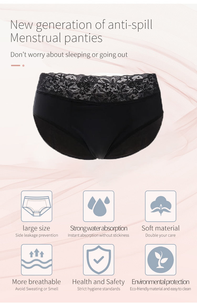 Four-layer leakproof menstrual period panties for men by The Clothing Company Sydney, showing the underwear's layered design and fabric.
