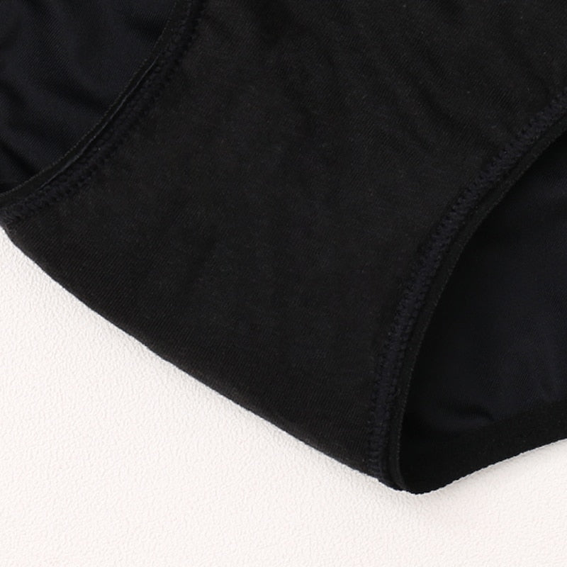Four-layer leakproof menstrual panties from The Clothing Company Sydney, showing the comfortable, layered period underwear design.