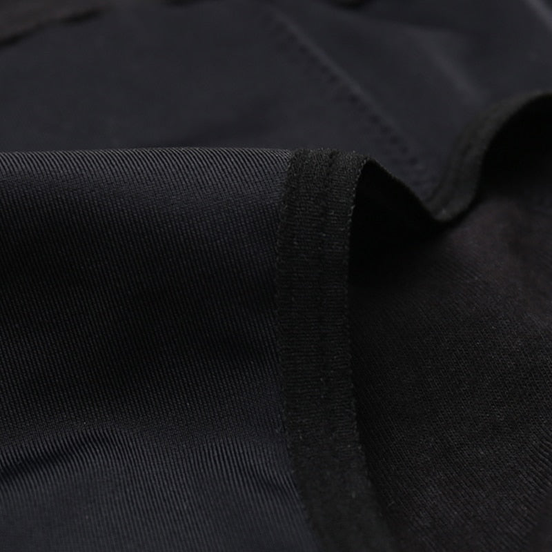 Four-layer leakproof menstrual period panties in black by The Clothing Company Sydney, featuring breathable, comfortable lingerie design.