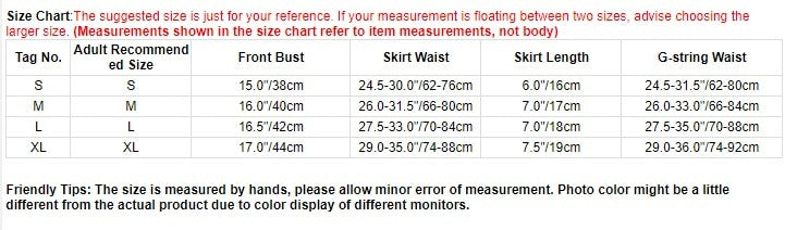 2 Piece Schoolgirl Cosplay Costume Plaid Tie-on Bra Top with Mini Ruffled Skirt and G-string Briefs Clubwear The Clothing Company Sydney