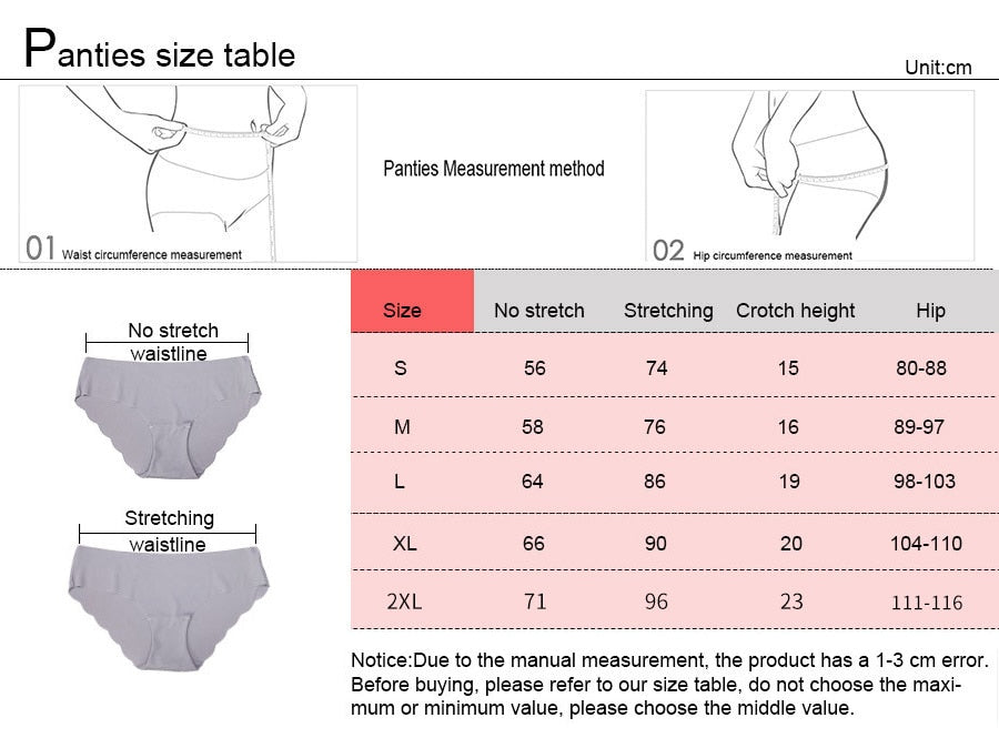 Three-pack of seamless, solid color panties from The Clothing Company Sydney, comfortable women's underwear briefs.
