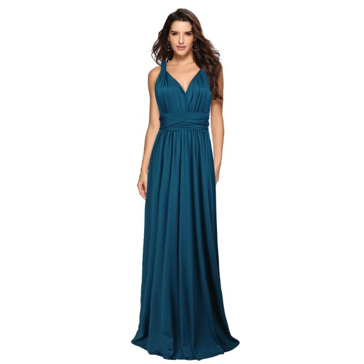 Long boho maxi dress by The Clothing Company Sydney featuring a convertible infinity design, ideal for bridesmaids and parties.