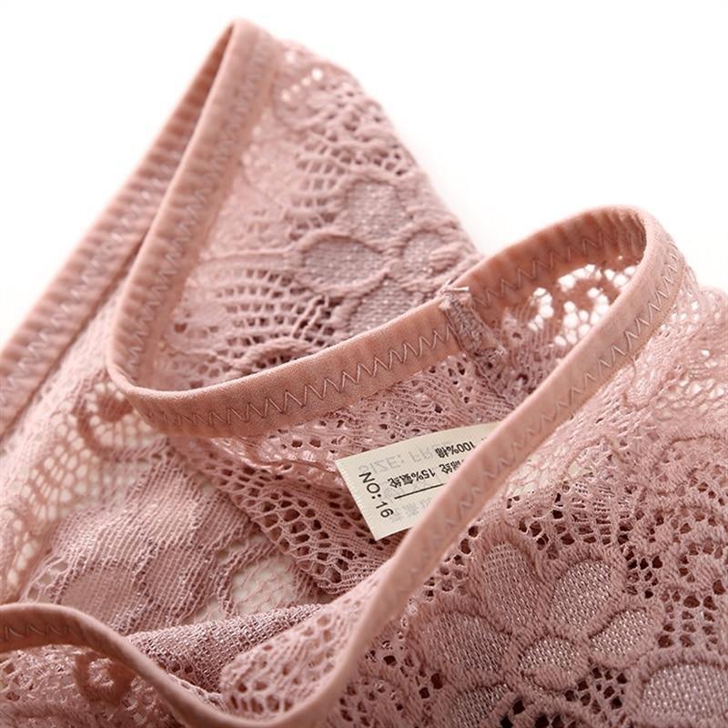 Pair of The Clothing Company Sydney lace cotton low waist lingerie briefs in a 2-pack, featuring cute, comfortable underwear design.