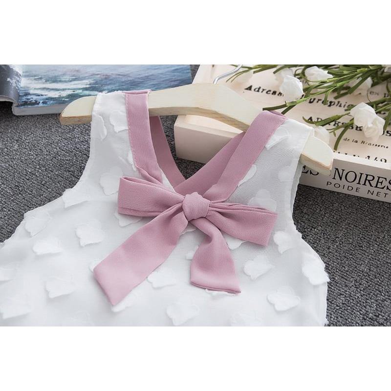 Baby girl summer clothing set by The Clothing Company Sydney, includes chiffon bowknot coat and pants for children and toddlers.