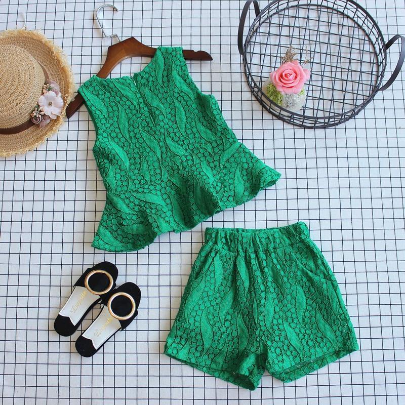 Baby girl summer clothes set from The Clothing Company Sydney, includes chiffon bowknot coat and matching pants for children.