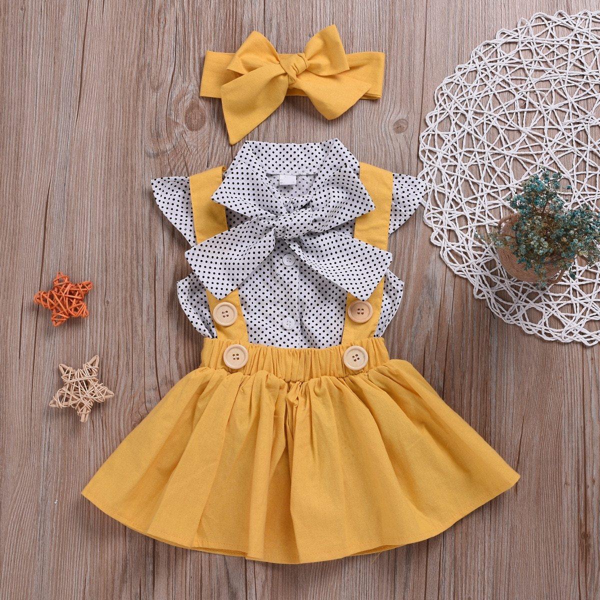 Baby girl summer clothing set by The Clothing Company Sydney with chiffon bowknot coat and matching pants for children and toddlers.