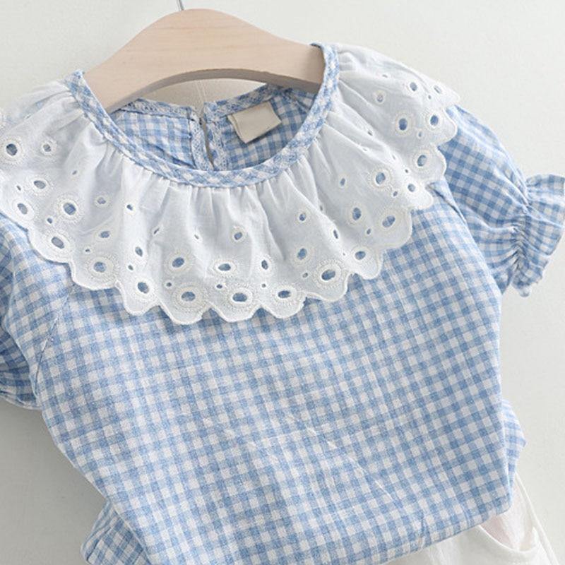 Baby girl summer clothing set by The Clothing Company Sydney featuring a chiffon bowknot coat and matching pants for kids.