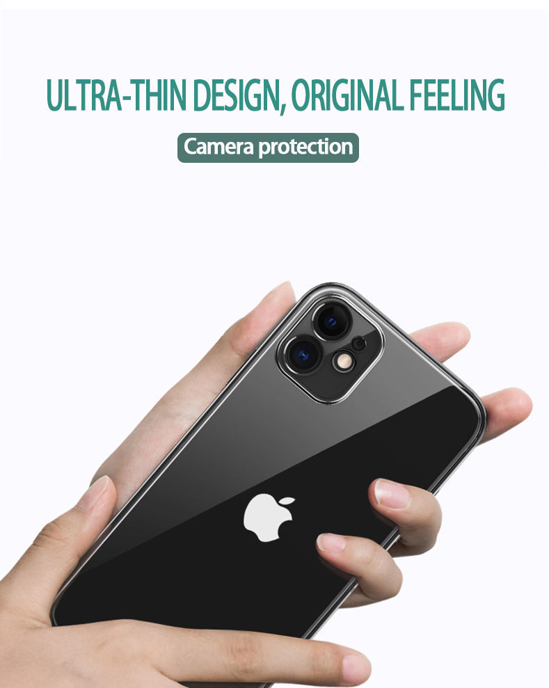 Classic Square Plate Frame Protection Soft Phone Case For iPhone 12 11 Pro XS Max X XR 6 6S 7 8 Plus SE Ultra Thin Clear Cover The Clothing Company Sydney