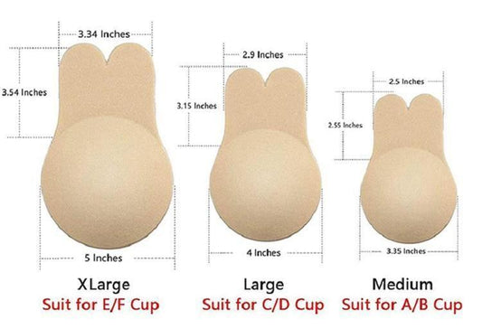 1 Pair Silicone Self-Adhesive Strapless Push Up Breast Accessories Cover Bra Reusable Underwear Nipple Cover Concealer The Clothing Company Sydney