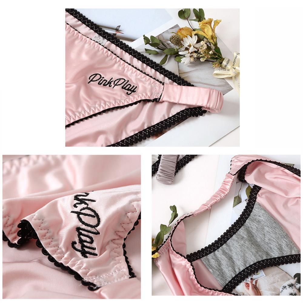 2 Pack Letter Print Sexy Women's Panties Underwear Seamless Briefs Comfort Underpants Low Rise Fashion Panty Ladies Lingerie The Clothing Company Sydney