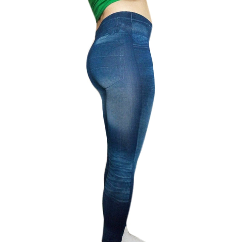 Slim fit stretch jeggings from The Clothing Company Sydney featuring a sexy imitation jean design and plus size options.