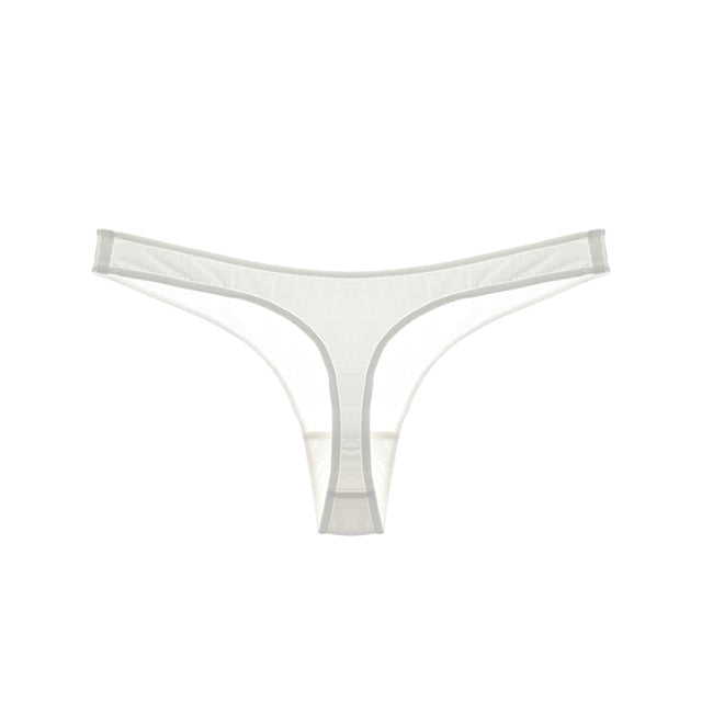 Ladies cotton G thong briefs from The Clothing Company Sydney, large size, comfortable women's lingerie with string design.