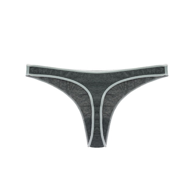 Comfortable ladies cotton G-string briefs by The Clothing Company Sydney, featuring a large size, soft fabric, and sleek lingerie style.