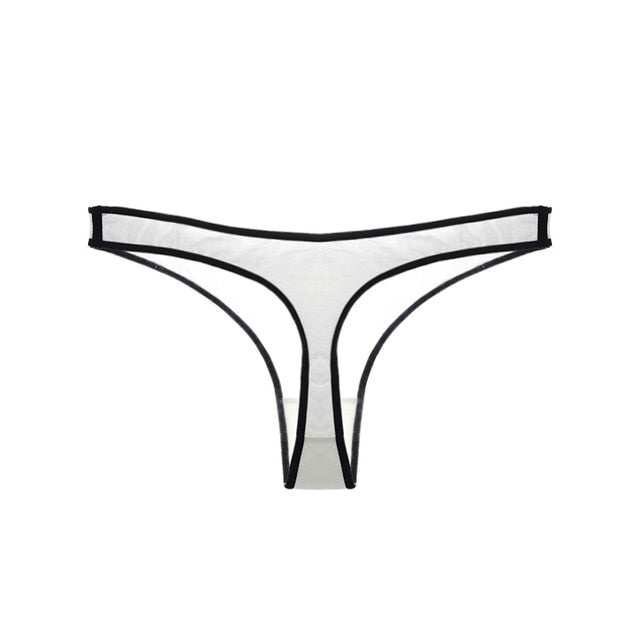 Ladies cotton G-string briefs from The Clothing Company Sydney, comfortable large size underwear with a sleek thong design.