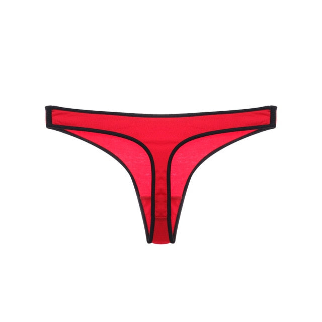 Ladies cotton G-string briefs from The Clothing Company Sydney, large size, comfortable lingerie with soft fabric and minimal coverage.