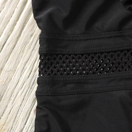 1Piece V Neck Swimwear Bathing Suit Floral Purple Black Monokini Ruffle One Piece Swimsuit The Clothing Company Sydney