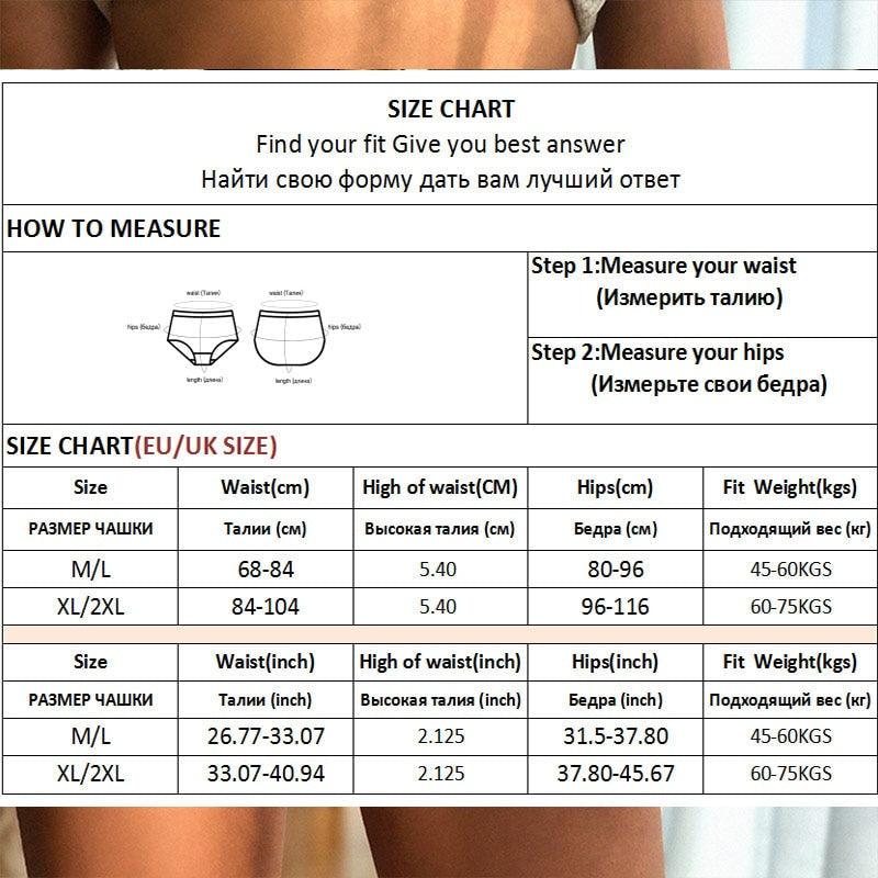 2 Pack Bodyshaper Panties Underwear High Waist Panties Lingerie Sexy G-String Underpants Solid Color Briefs The Clothing Company Sydney