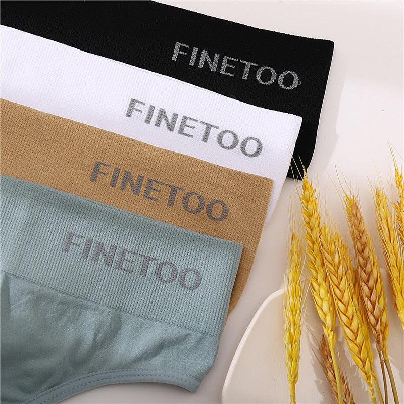 Two-pack high-waist bodyshaper panties by The Clothing Company Sydney, solid color lingerie G-string underpants, front view.