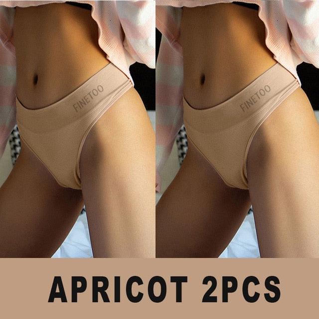 Two-pack of high-waist bodyshaper panties from The Clothing Company Sydney, solid color lingerie briefs with G-string style.