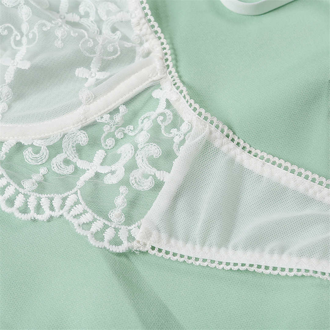 White embroidery lingerie set with underwire bra, featuring half cups and elegant design, perfect for stylish female underwear.