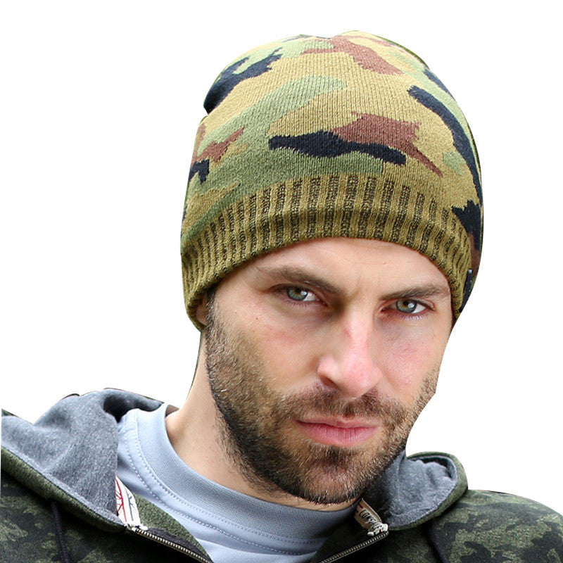 Brand Knit winter hat for men and women featuring a beanie style, skull cap, and balaclava design by The Clothing Company Sydney.