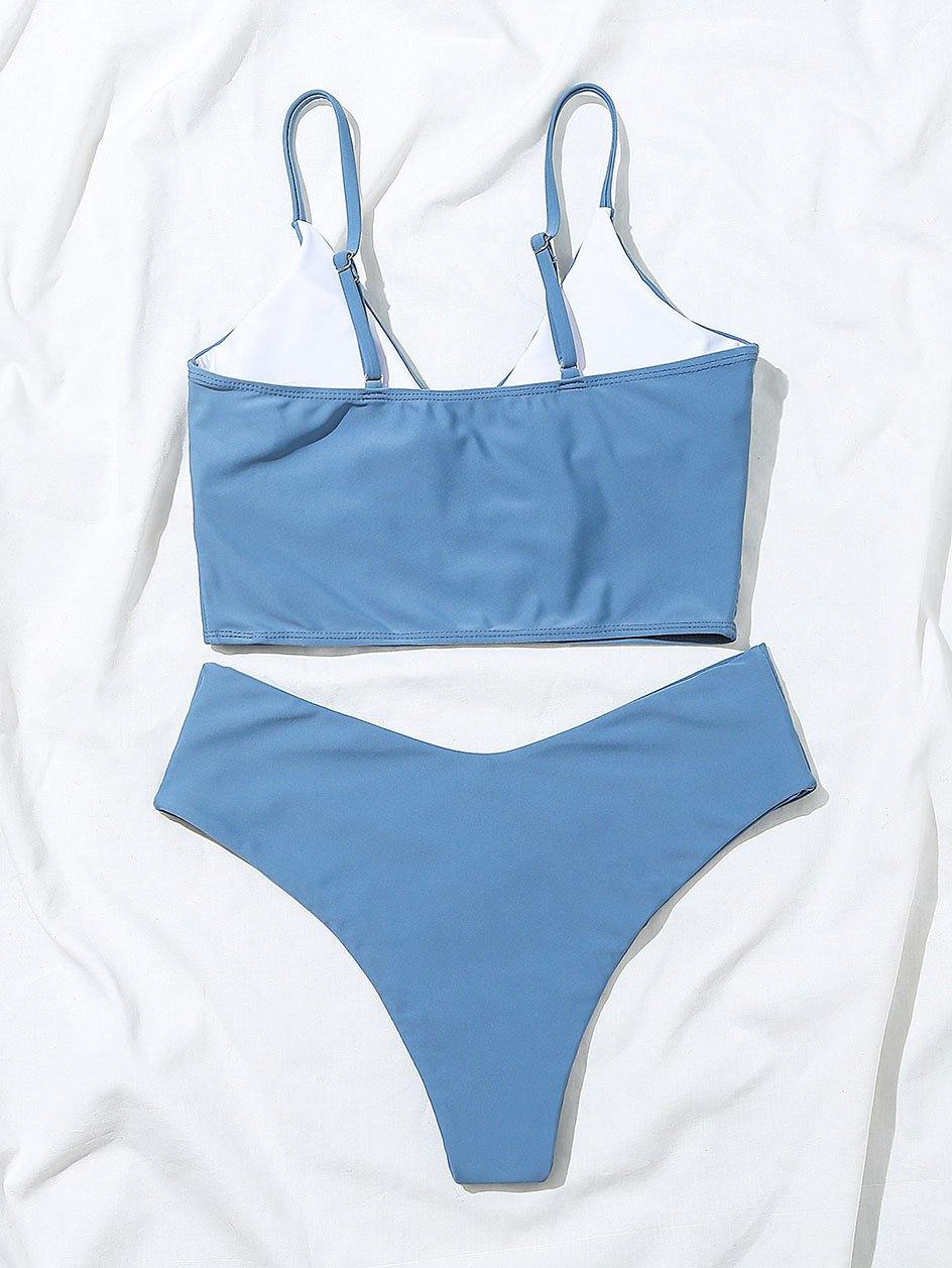 High waist thong bikini swimsuit for women by The Clothing Company Sydney, featuring a high-cut design and stylish swimwear look.