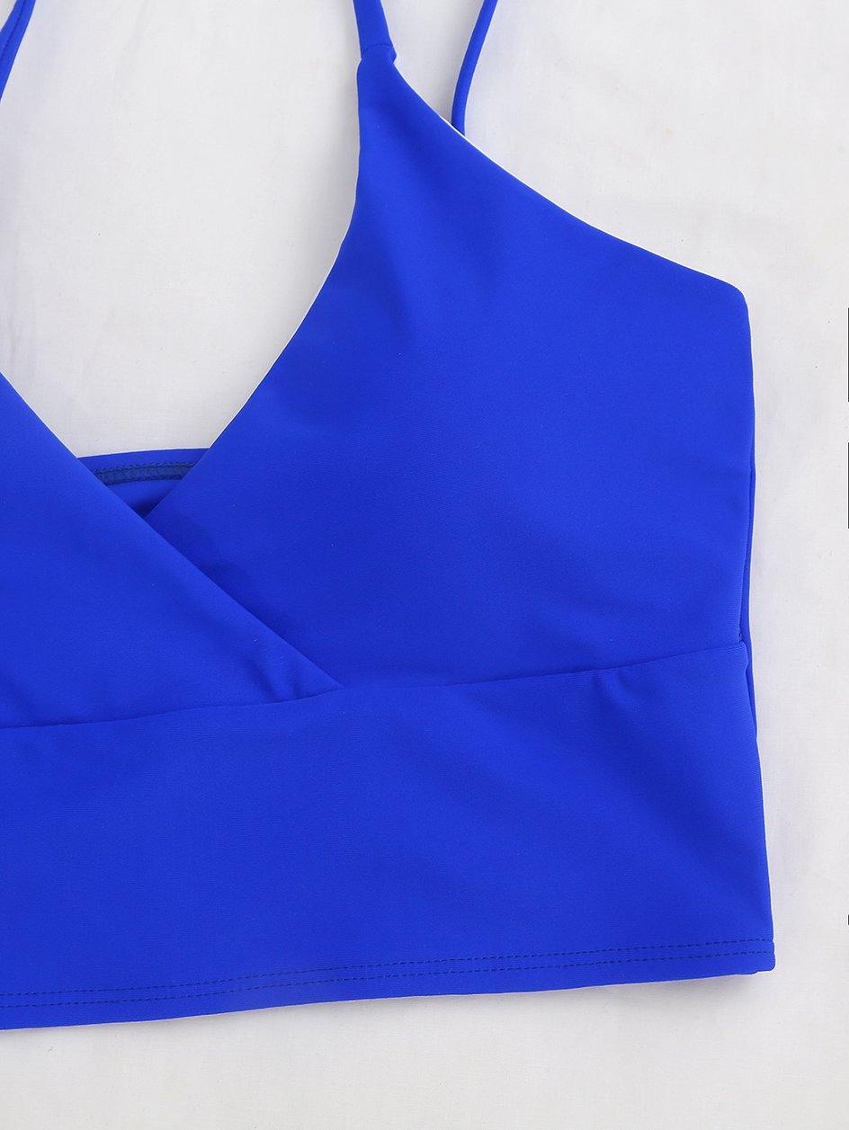 High waist thong bikini set by The Clothing Company Sydney, stylish high cut swimsuit for women, perfect for beach or pool days.