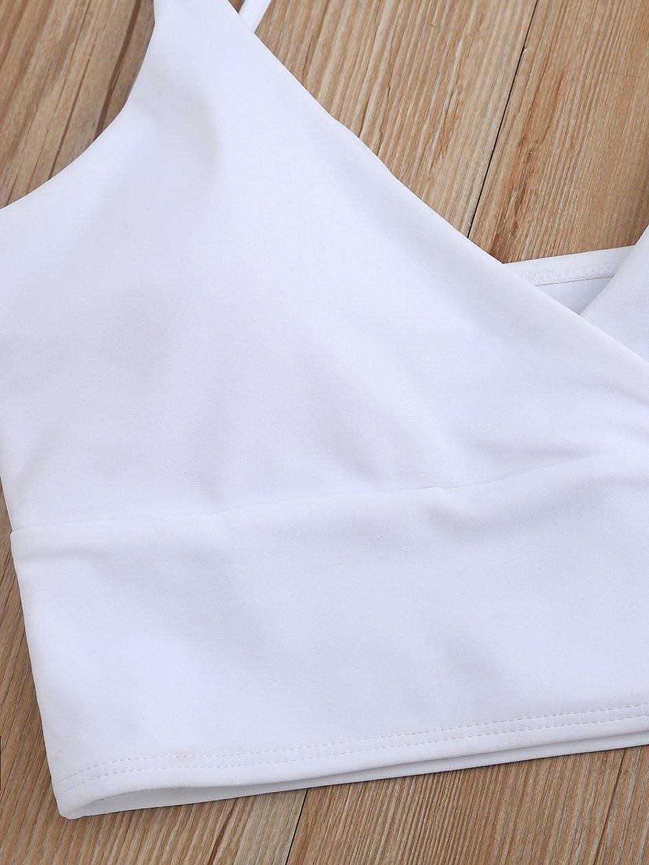 High waist thong bikini set from The Clothing Company Sydney, featuring a high cut swimsuit design for women.
