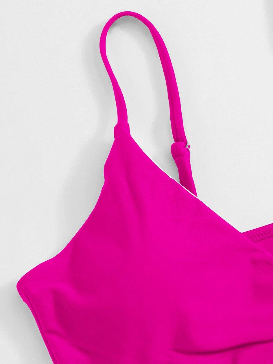 High waist thong bikini swimsuit for women by The Clothing Company Sydney, featuring a high cut design and stylish swimwear style.