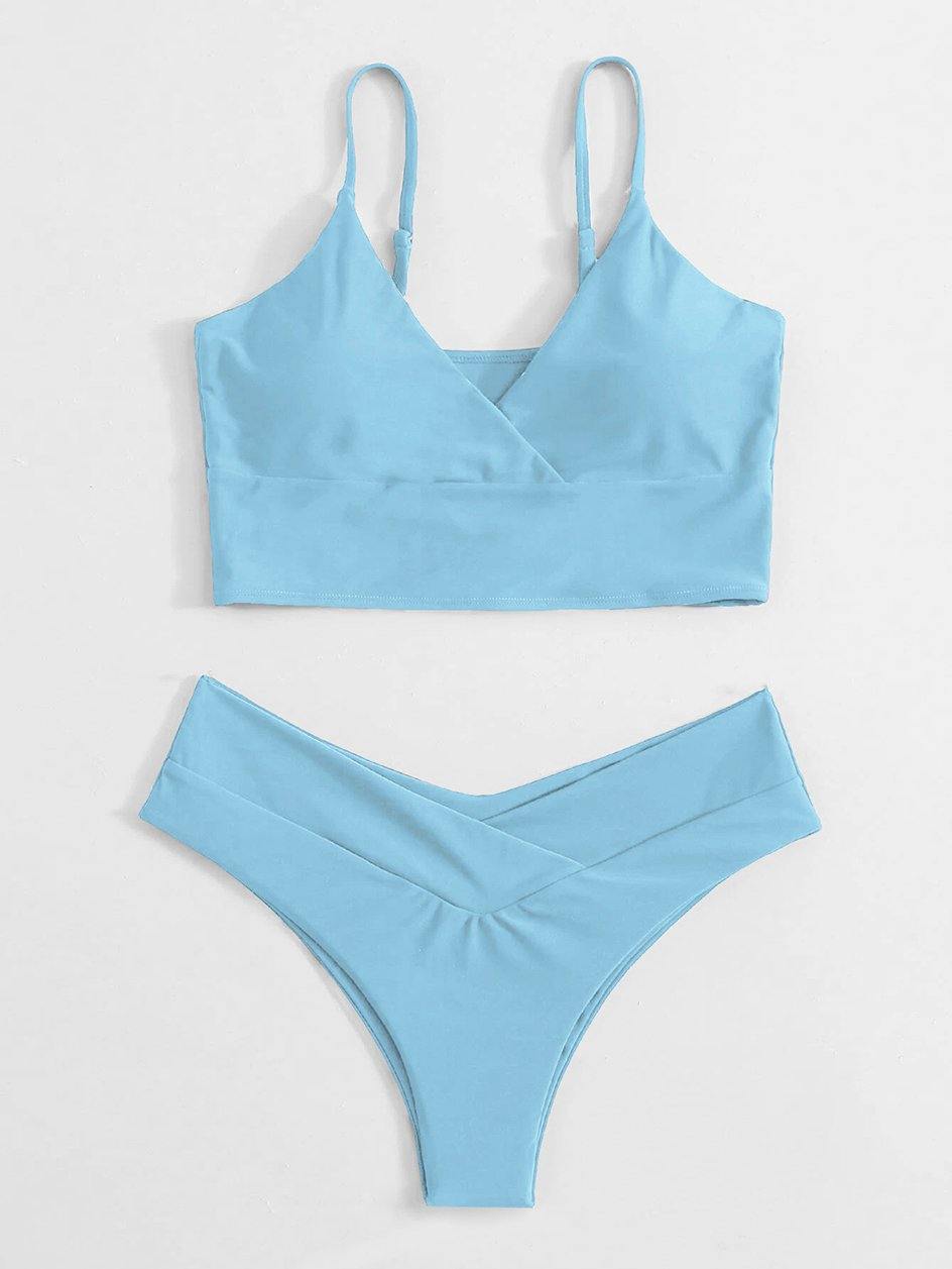 High waist thong bikini swimsuit for women featuring high cut design, from The Clothing Company Sydney.